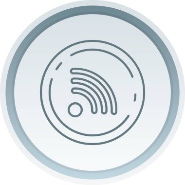 parmak izi ikonu vektör illüstrasyonu