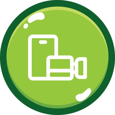 Pil. Web simgesi basit illüstrasyon