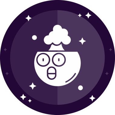 yabancı yüz simgesi, vektör illüstrasyonu