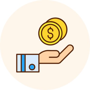 para simgesi vektör illüstrasyonu