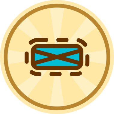 Bozuk para. Web simgesi basit tasarım