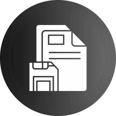 Yazıcı simgesi, basit vektör çizim