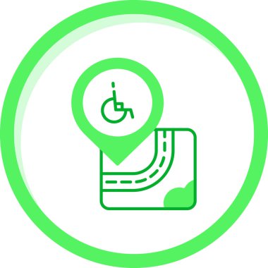 Pasifleştirilmiş kişi vektör illüstrasyon simgesi