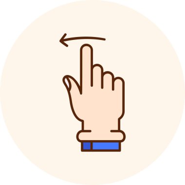 parmak jest simgesi - özet biçimi