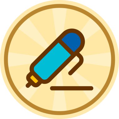 Sigara simgesi, vektör illüstrasyonu