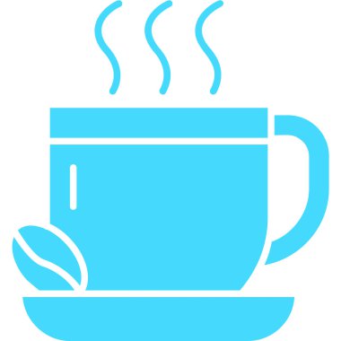 Çay. Web simgesi basit illüstrasyon