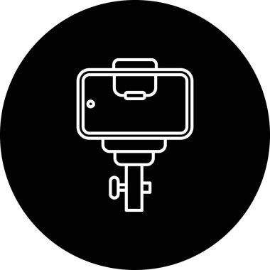 kamera simgesi vektör illüstrasyonu