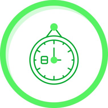 Alarm saat simgesi vektör illüstrasyonu