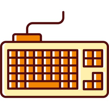 Bilgisayar klavyesi. Web simgesi