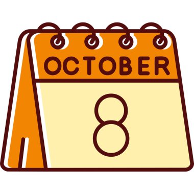 Eylül takvim simgesi, vektör illüstrasyonu