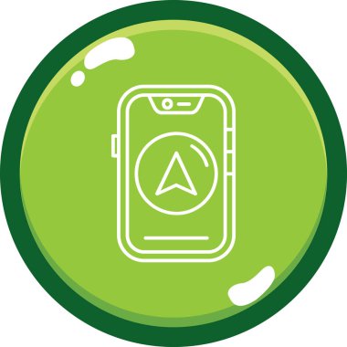 mobil simge vektör illüstrasyonu