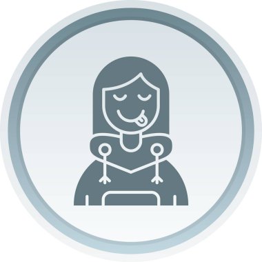 Bebeğim. Web simgesi basit illüstrasyon