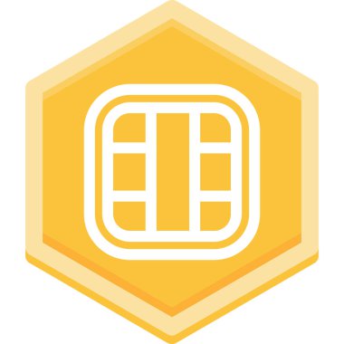 Modern b 'nin vektör illüstrasyonu simge unsurundan yoksun