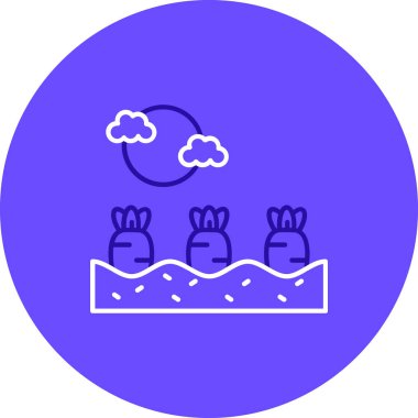 Modern simgenin vektör illüstrasyonu