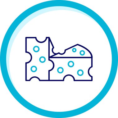 Bir yiyecek ikonunun vektör illüstrasyonu