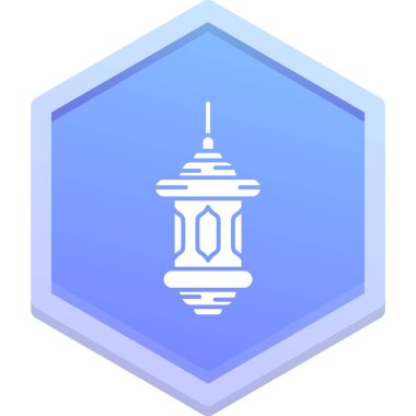 Benzersiz cami simgesi vektör illüstrasyonu