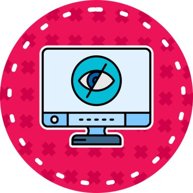 bilgisayar simgesi vektör illüstrasyonu