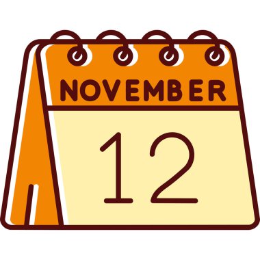 Gradyan renk simgesine sahip takvim