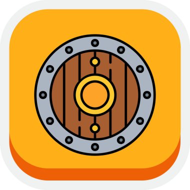 Bir geminin karikatür simgesinin vektör çizimi