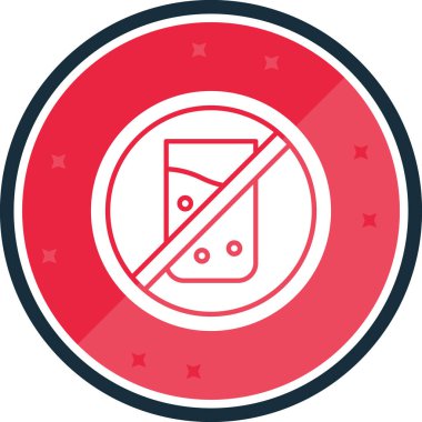 Yasak işaretin vektör illüstrasyonu