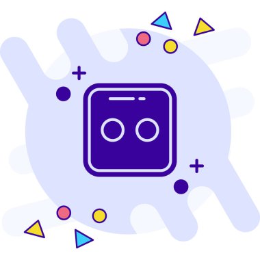 Beyaz arkaplanda siyah çizgi pil simgesi izole edildi. akümülatör pili enerji enerjisi ve elektrik enerjisi simülatörü bataryası. Rastgele dinamik şekiller. vektör