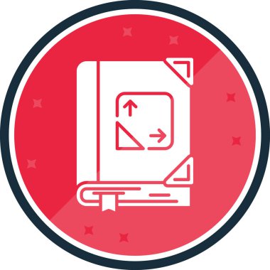 Modern bir dağıtım ikonunun vektör çizimi