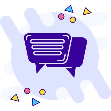 Çevrimiçi alışveriş hattı, beyaz arkaplanda izole edilmiş sohbet simgesi. İnternet alımı, dizüstü bilgisayar konsepti. Uzaktan kumanda, iş. Renkli taslak konsepti. vektör.