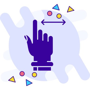 Eldivenler. Web simgesi basit tasarım