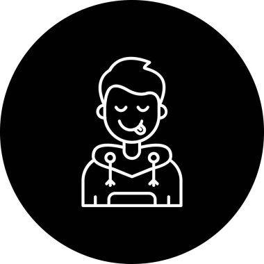 İnsan simgesinin vektör illüstrasyonu