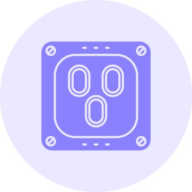 Modern bir simgenin vektör illüstrasyonu