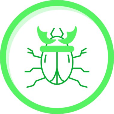 Böcek. Web simgesi basit tasarım