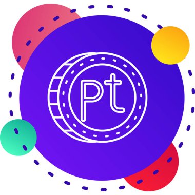 Vektör çizimi. Yuvarlak harfli S harfi logosu. Çok renkli bir desen. Çember içinde bir harf.