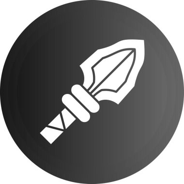 Kılıç. Web simgesi basit illüstrasyon