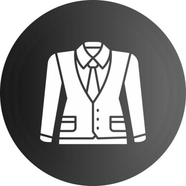 İş adamı ikonu. Basit resimleme