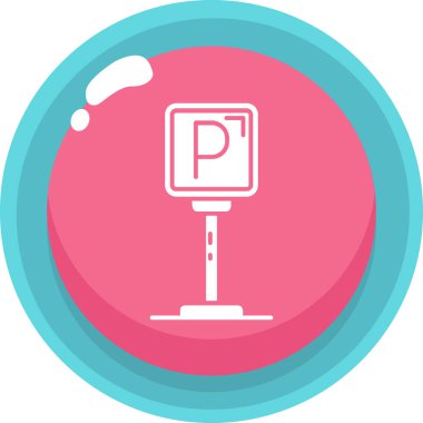 park vektörü simgesi modern basit tasarım illüstrasyonu