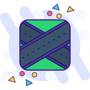 Siyah çizgi Candy simgesi beyaz arkaplanda izole edildi. Vektör