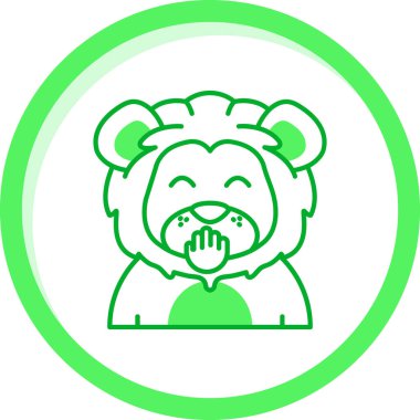 Ayı. Web simgesi basit illüstrasyon