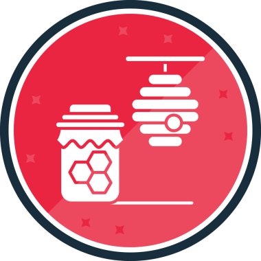 Tatlım. Web simgesi basit illüstrasyon