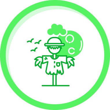 Beyaz arkaplanda el simgesi olan yeşil bitki