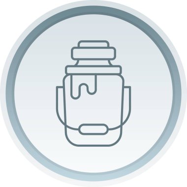 Bir şişe suyun vektör simgesi