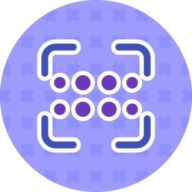 Modern b 'nin vektör illüstrasyonu eksik simgesi