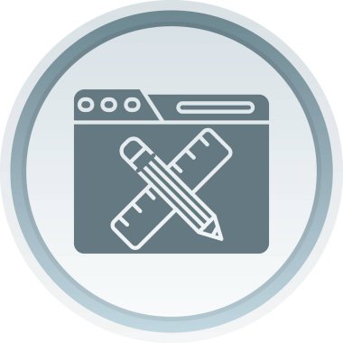 Modern eğitimin vektör illüstrasyonu ikon eksikliği