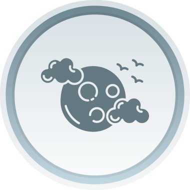 Modern b 'nin vektör illüstrasyonu uydunun ikonundan yoksun