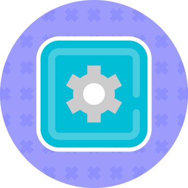 Ayarlama. Web simgesi basit illüstrasyon