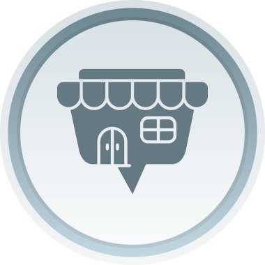 Alışveriş simgesinin vektör illüstrasyonu