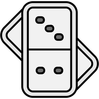 zar. Web simgesi basit illüstrasyon