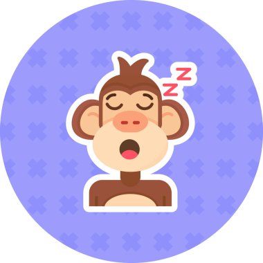 uyuyan çocuk simgesi dosya ana hatları biçiminde