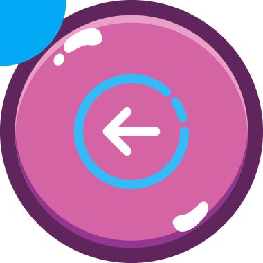 ok düğmesi simgesi, vektör illüstrasyonu