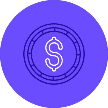 Bozuk para. Web simgesi basit tasarım