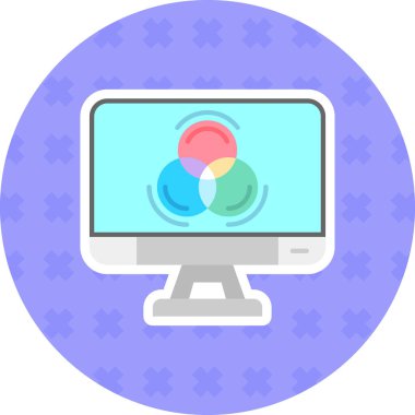 Web tasarım simgesi, vektör illüstrasyonu